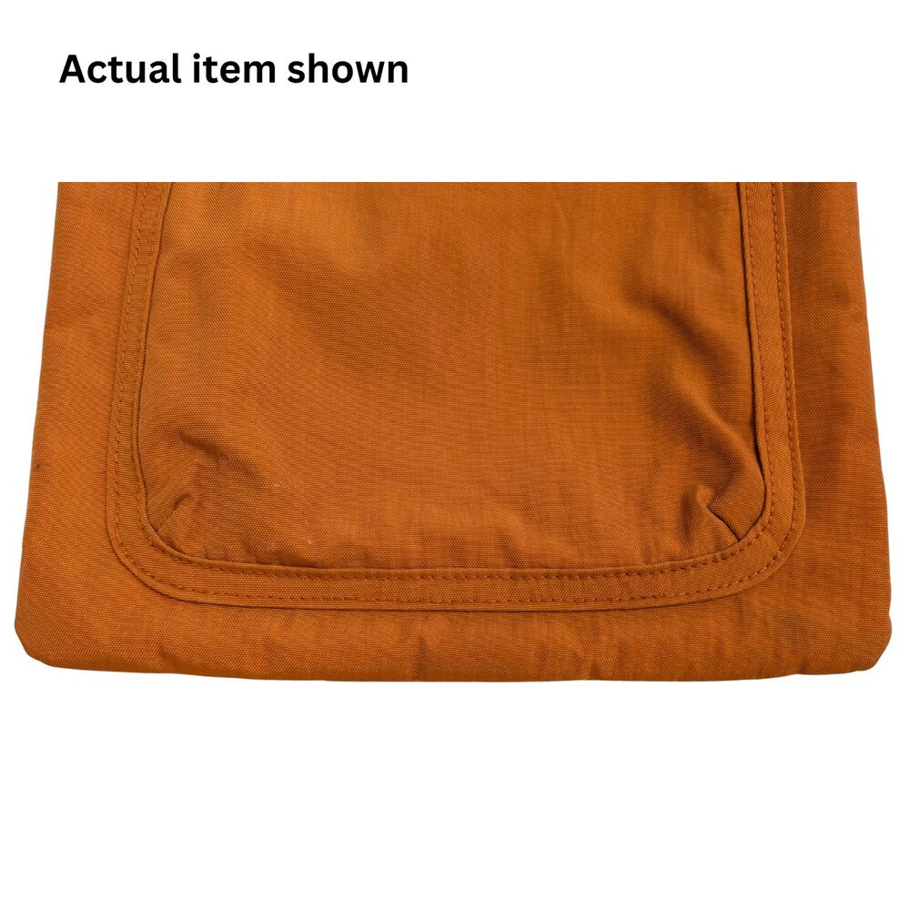 🧡 Baggallini Orange Nylon Crossbody Bag Travel Organizer Purse 10x10 - Picture 3 of 10